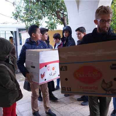 ZAKHO IS GR.4 TO GR.7 STUDENTS VISIT ORPHAN CARE CENTER